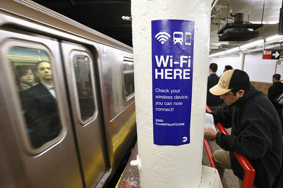 تجهیز ایستگاه های مترو شهر نیویورک به وای-فای رایگان