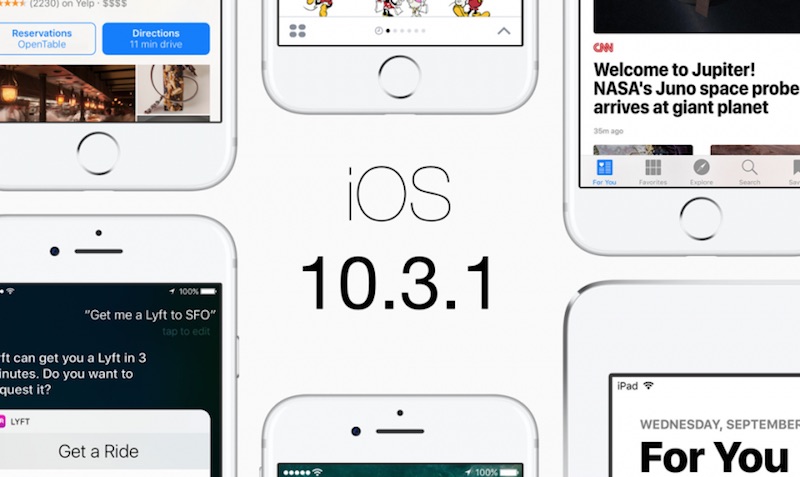 iOS 10.3.1 منتشر شد
