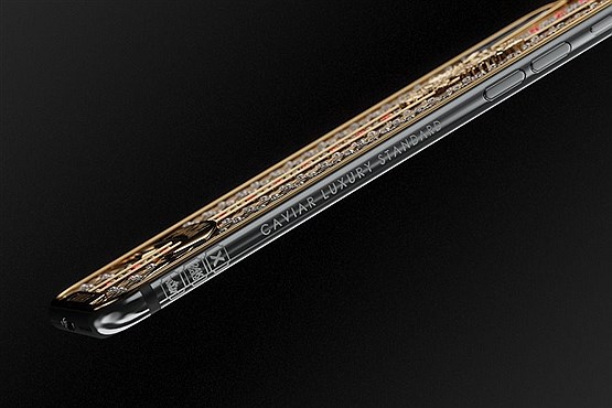 نسخه لوکس آیفون 10 با پوشش طلا و سنگ‌های قیمتی معرفی شد + عکس