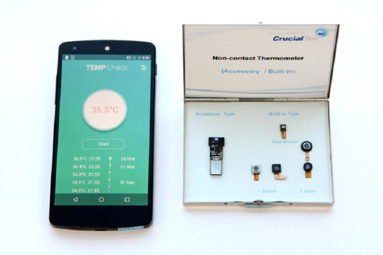 معرفی نخستین گوشی هوشمند جهان با دماسنج مبتنی بر سنسور میکرو ترمومتر