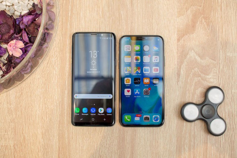 مقایسه گلکسی S9 با آی‌فون X اپل؛ کدام‌یک بهتر است؟!