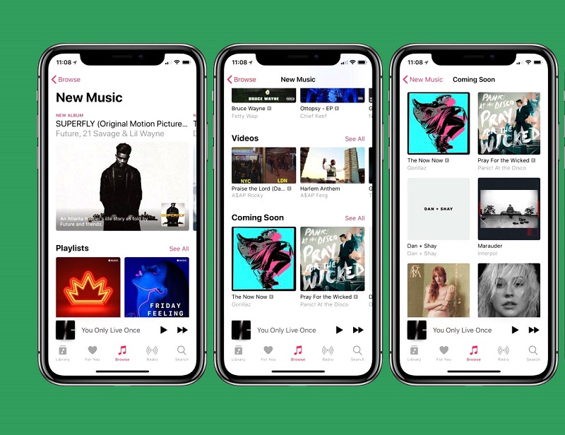 اپل موزیک، اهنگهای آتی را معرفی می‌کند
