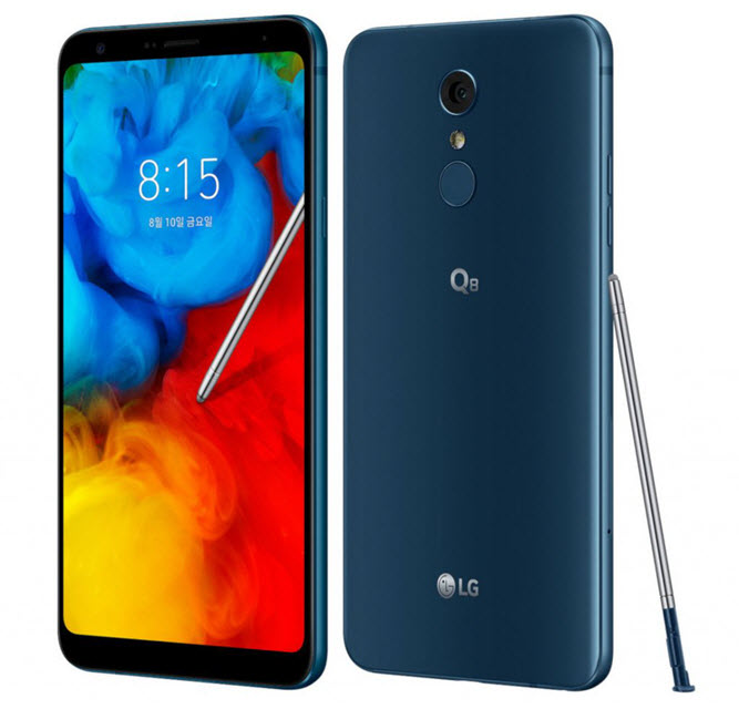 (LG Q8 (2018 معرفی شد؛ گوشی نسبتاً ارزان با قلم دیجیتال