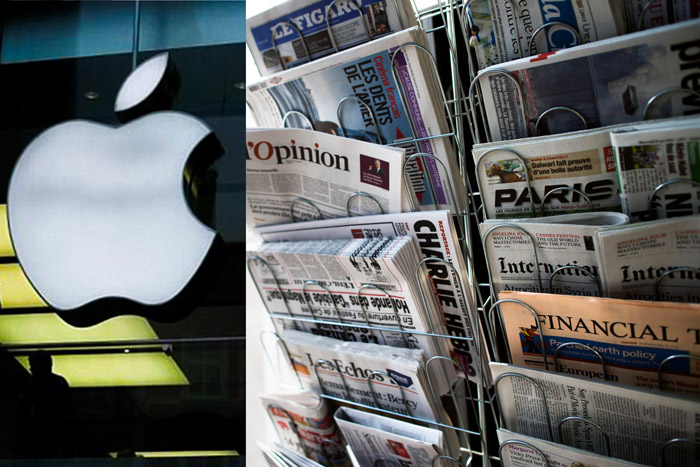 اپل با روزنامه‌های بزرگ مذاکره می‌کند