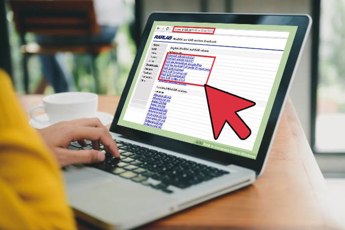 چطور یک فایل را با winrar فشرده کنم؟