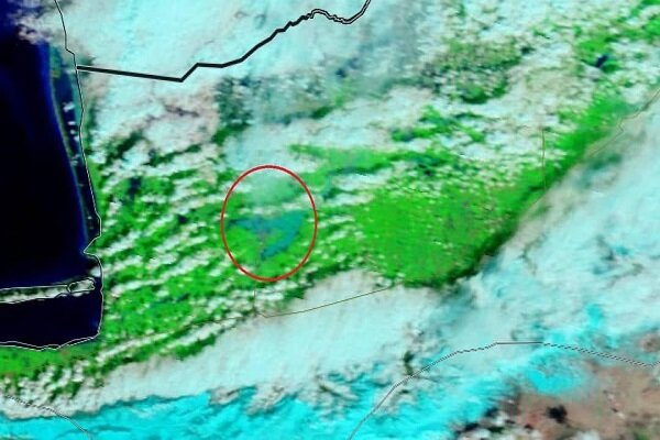 افزایش مساحت آبگرفتگی آق‌قلا بر مبنای تصاویر ماهواره‌ای