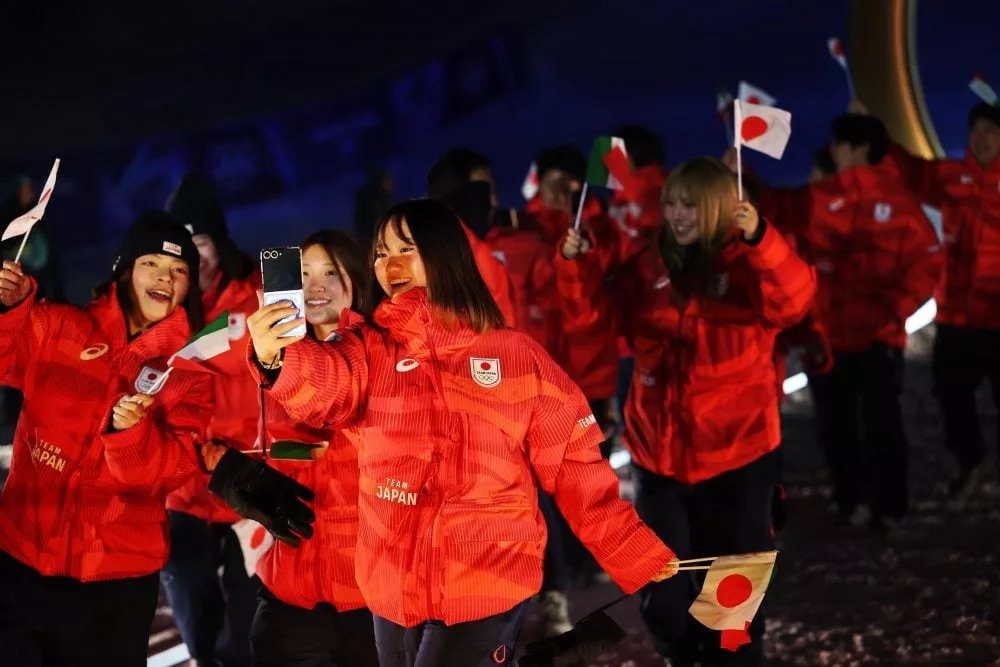 گلکسی زد فلیپ ۷ سامسونگ در دست ورزشکاران المپیک زمستانی