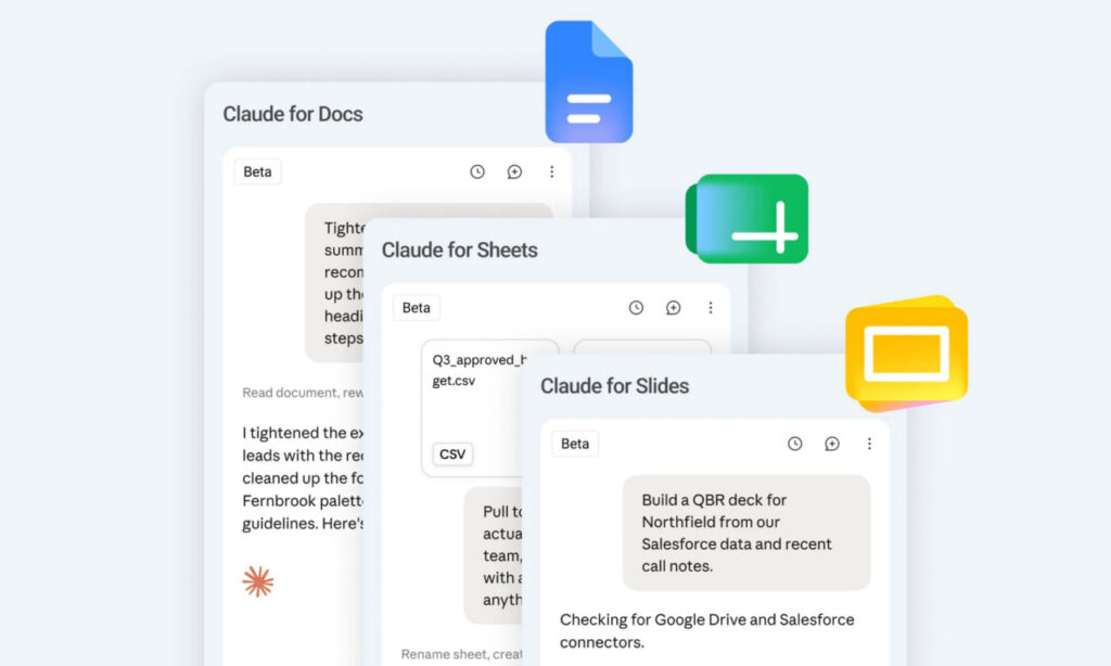 Claude به گوگل داکس و Sheets آمد؛ ویرایش هوشمند اسناد در رقابت با جمینای [تماشا کنید]